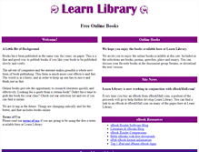 Tablet Screenshot of learnlibrary.com